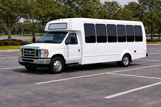 20-passenger minibus available for charter in Cameron, LA