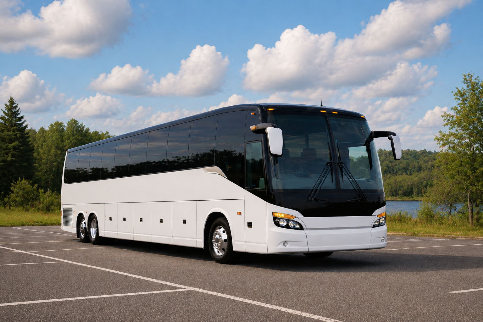 Cameron Parish Louisiana Charter Bus Company fleet